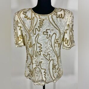 Vintage Sequins Top